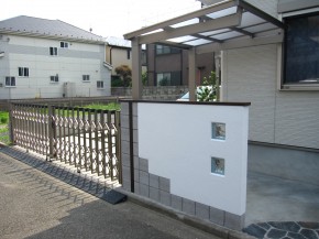 使い勝手のよい外構　～立川市柏町～４