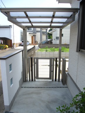 使い勝手のよい外構　～立川市柏町～５
