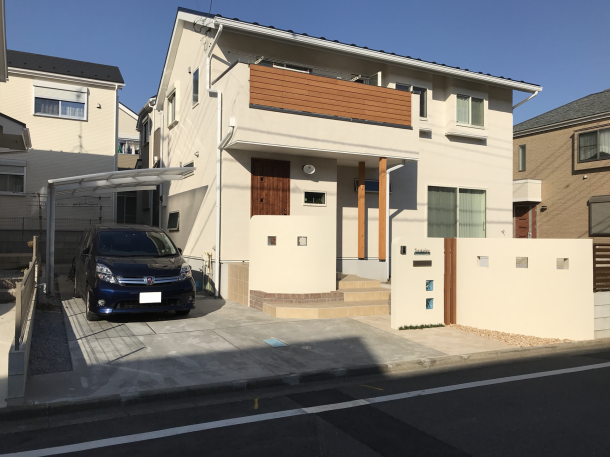 住宅イメージにマッチした外構　～小平市栄町～