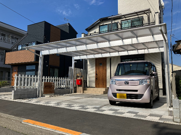 絶対雨に濡れない外構造り～武蔵村山市～