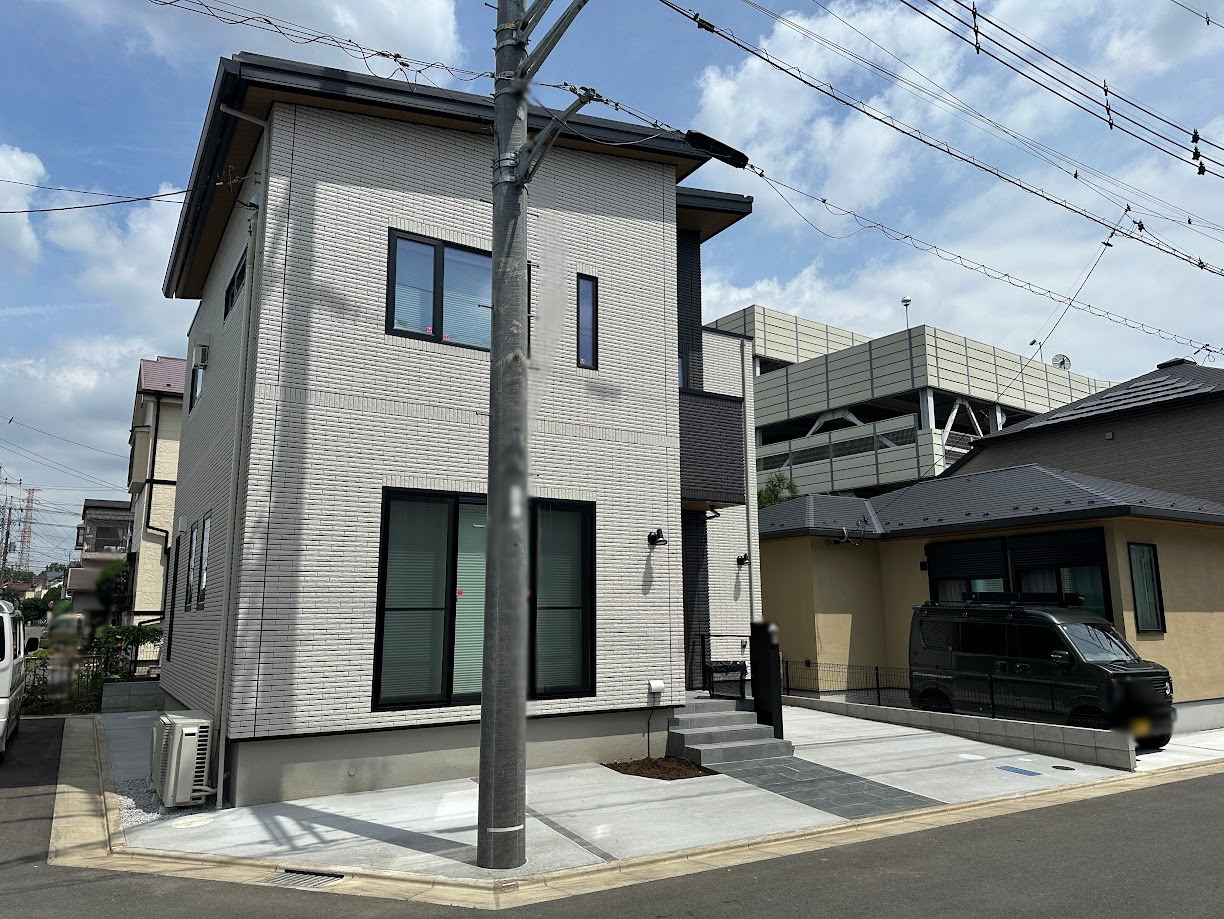 シンプルモダン　メンテナンスフリー外構　～昭島市～